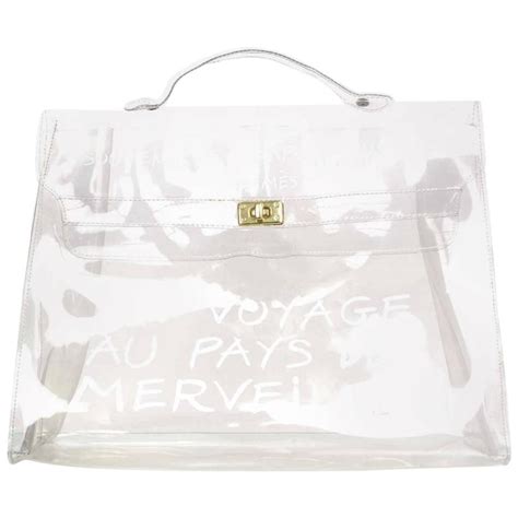 hermes clear kelly bag|hermes kelly bag shoulder strap.